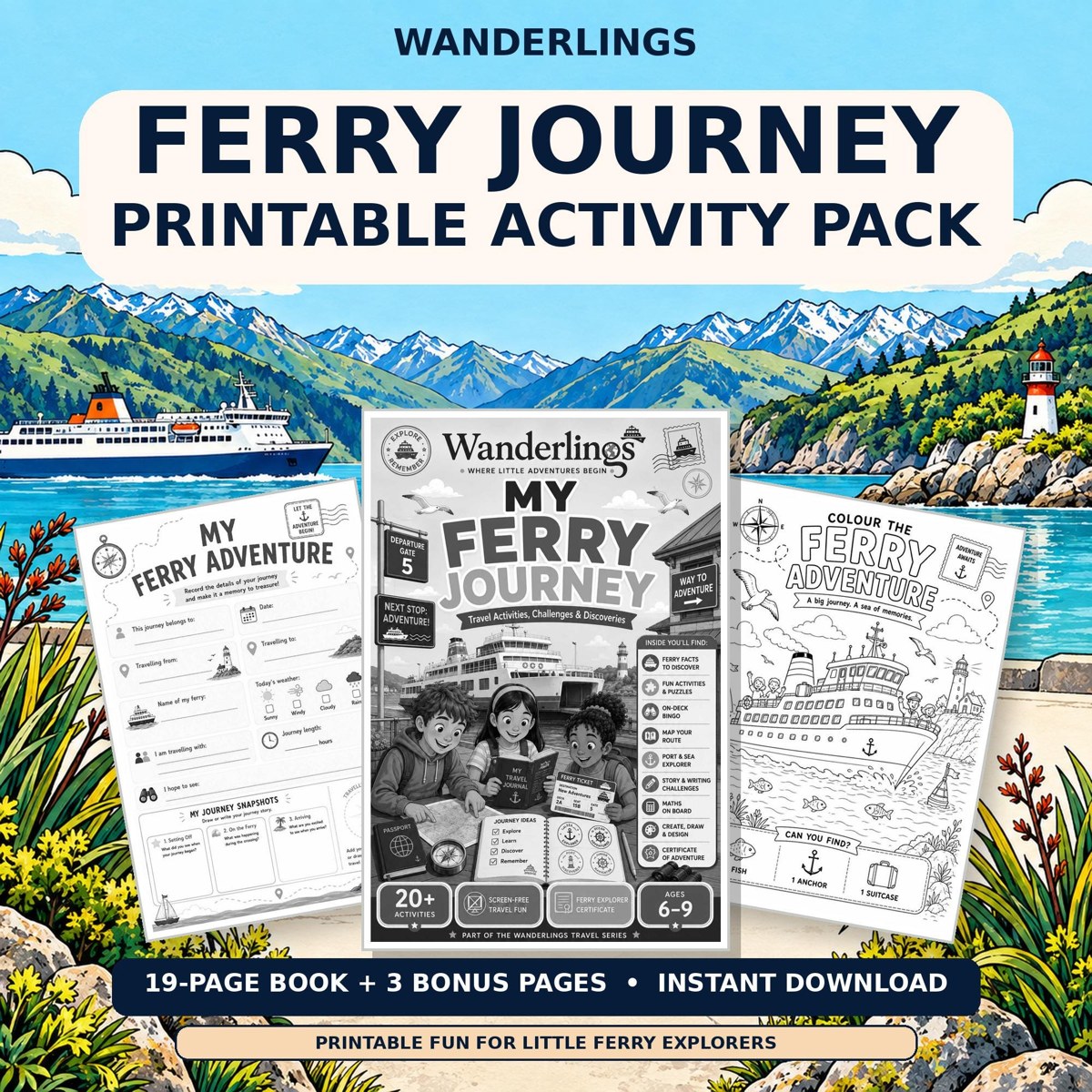 Ferry Activities Etsy listing preview