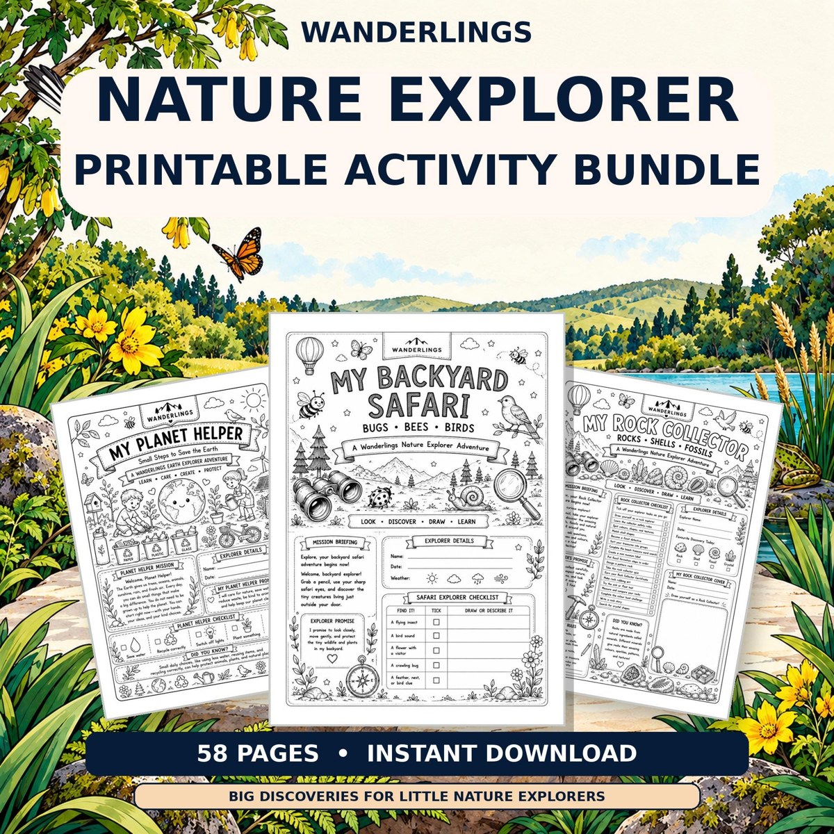 Nature Explorer Bundle Etsy listing preview
