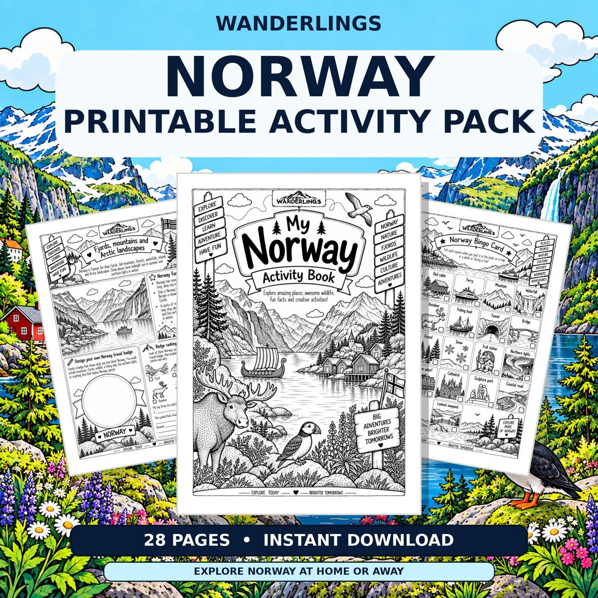 Norway Explorer Etsy listing preview