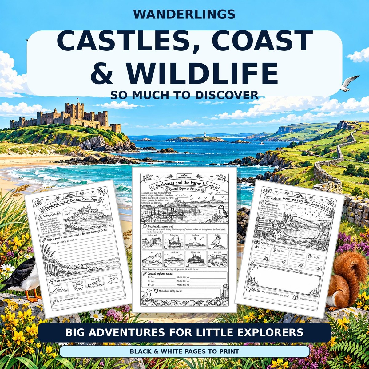 Northumberland Explorer Etsy listing preview